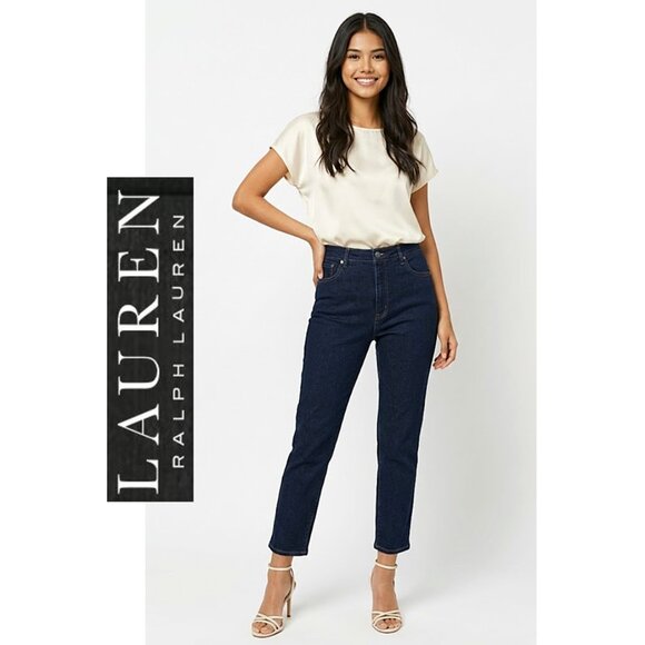 LAUREN RALPH LAUREN - Classic - Slim Fit Premier Straight Leg Jeans - Picture 1 of 11